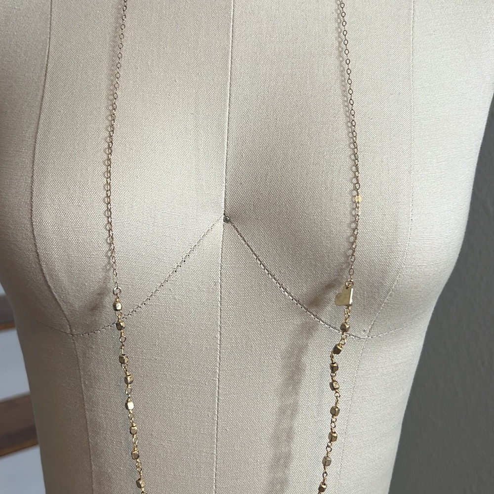 LOVE POPPY JEWELS Long Gold Plated Ball Necklace​​​​​​​​​ - Picture 5 of 10